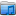 Aqua Stripped Folder Music Icon 16x16 png